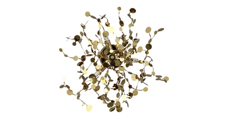 Настенный светильник Crystal Lux GARDEN AP-PL3 D400 GOLD