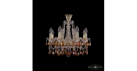 Подвесная люстра Bohemia Ivele Crystal 1413/8/165 G K711