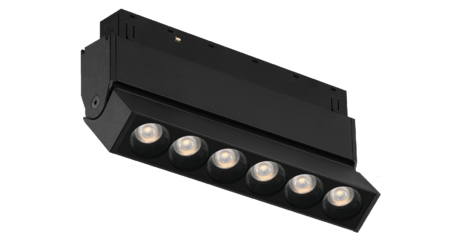 Трековый магнитный светильник iLedex Vision 4822-003-L120-6W-38DG-3000K-BK