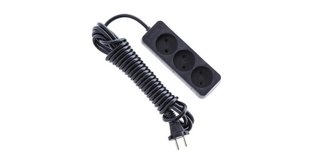 Удлинитель (UL-00003606) Uniel 3гн х 7м б/з Standard S-CD3-7 Black