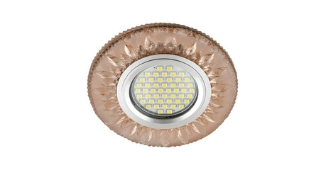 Встраиваемый светильник Fametto Luciole DLS-L141 Gu5.3 Glassy/Light Tea