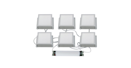 Встраиваемый светильник Uniel ULP-1010-42W/4000K IP54 GRILYATO OPAL WHITE KIT06 UL-00012835