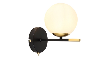 Бра Arte Lamp Alcor A2224AP-1BK