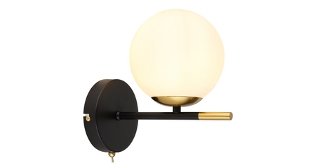 Бра Arte Lamp Alcor A2224AP-1BK