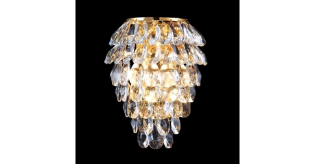 Бра Crystal Lux Charme CHARME AP3 GOLD/TRANSPARENT