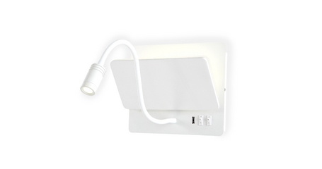 Бра Crystal Lux CLT 226W250USB WH