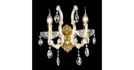Бра Crystal Lux Hollywood AP2 Gold