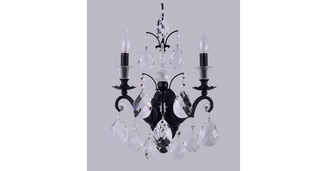 Бра Crystal Lux Magnifico AP2 Black/Transparent
