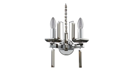 Бра Crystal Lux Marron AP2 Chrome