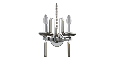 Бра Crystal Lux Marron AP2 Chrome