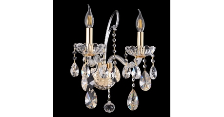Бра Crystal Lux MONICA AP2 GOLD