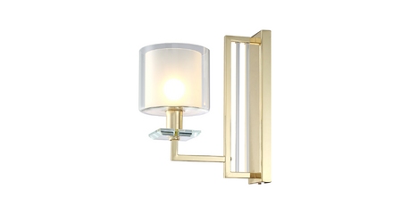 Бра Crystal Lux Nicolas AP1 Gold/White