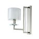 Бра Crystal Lux Nicolas NICOLAS AP1 NICKEL/WHITE
