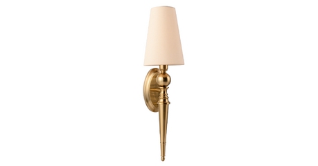 Бра Crystal Lux PER AP1 BRASS/BEIGE