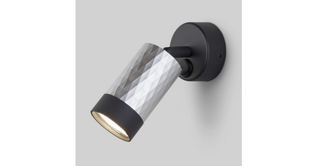 Бра Eurosvet 20088/1 черный/серебро