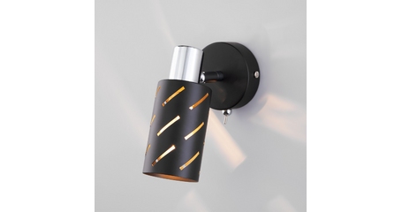 Бра Eurosvet 20090/1 черный/хром