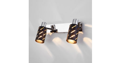 Бра Eurosvet 20090/2 черный/хром