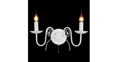 Бра Eurosvet 60018/2 белый с золотом