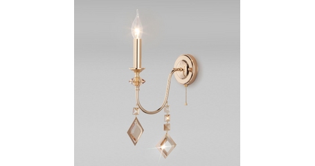 Бра Eurosvet Telao 10120/1 золото/тонированный хрусталь Strotskis (10110/1)