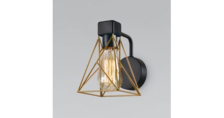 Бра Eurosvet Trappola 70107/1 черный/латунь a061401