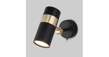 Бра Eurosvet Viero 20096/1 черный/золото