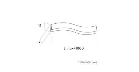 Гарпун для натяжного потолка Favourite Practica 2203-HH-001