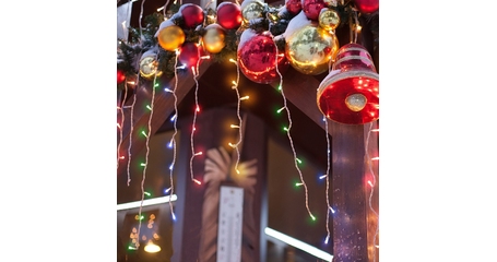 Гирлянда бахрома Eurosvet 100-001 мульти 1,8*0,5м IP20