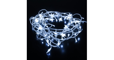 Гирлянда бахрома Eurosvet 100-002 белый 1,8*0,5м IP20