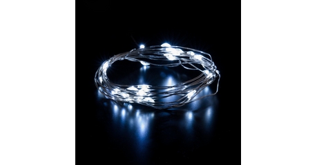 Гирлянда нить Eurosvet 400-006 белый 3м IP20