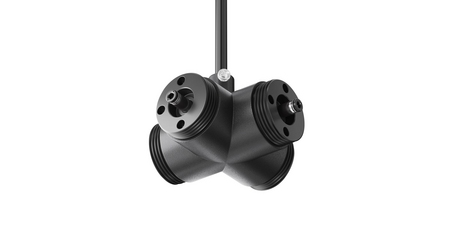 Х-образный вертикальный коннектор с вводом питания Maytoni Shelf CA017TX-P-B