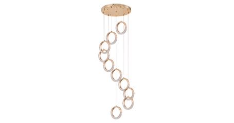 Каскадная люстра Arte Lamp Montana A7777SP-10GO