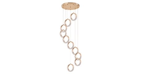 Каскадная люстра Arte Lamp Montana A7777SP-10GO