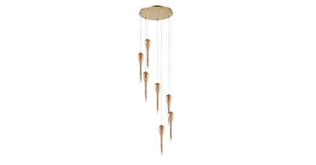 Каскадная люстра Arte Lamp Waterfall A1577SP-7GO