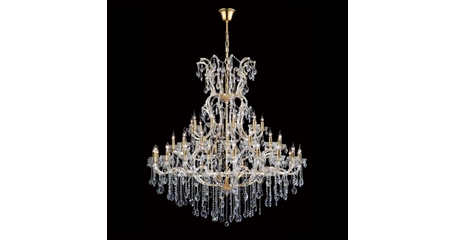 Каскадная люстра Crystal Lux Hollywood SP53 Gold