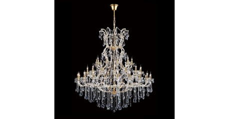 Каскадная люстра Crystal Lux Hollywood SP53 Gold