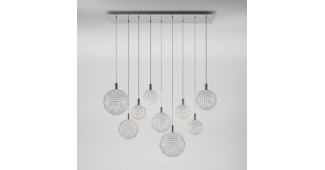 Каскадная люстра Eurosvet Gemini 90353/9 хром a069039