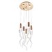 Каскадная люстра Modestyle MS.89135.5 GD