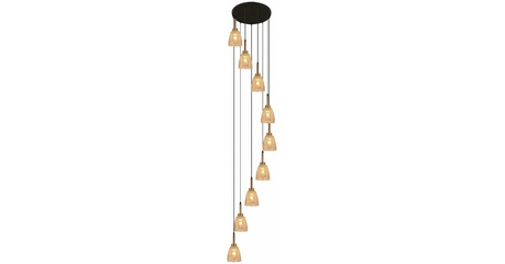 Каскадная люстра Reluce 09011-0.9-09 AMBER