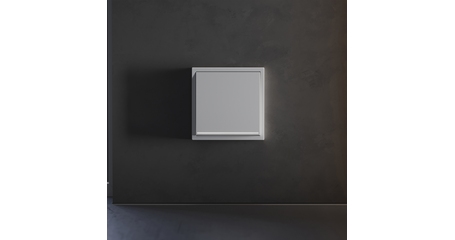 Клавиша для выключателя/переключателя одноклавишного с подсветкой Voltum S70 (серый) VLS000216