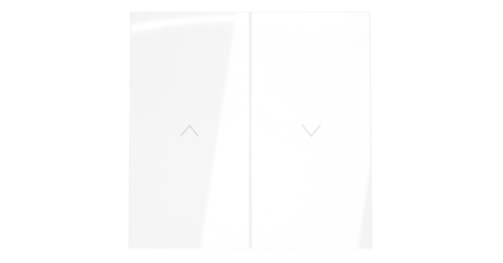 Клавиши для выключателя жалюзи Voltum S70 (белый глянцевый) VLS002501