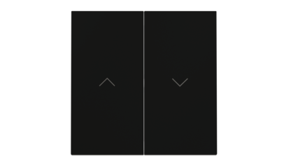 Клавиши для выключателя жалюзи Voltum S70 (черный матовый) VLS002508