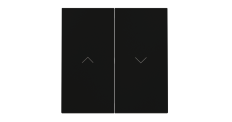 Клавиши для выключателя жалюзи Voltum S70 (черный матовый) VLS002508