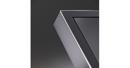 Клавиши для выключателя/переключателя двухклавишного S70 Metal (антрацит) Voltum VLSM000312