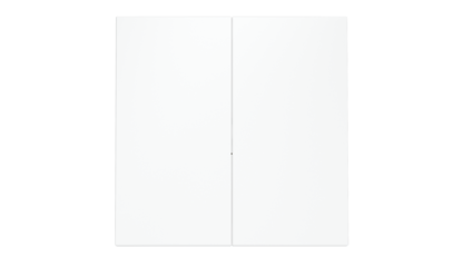 Клавиши для выключателя/переключателя двухклавишного Voltum S70 (белый матовый) VLS000302