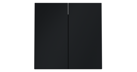 Клавиши для выключателя/переключателя двухклавишного Voltum S70 (графит) VLS000307