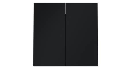 Клавиши для выключателя/переключателя двухклавишного Voltum S70 (графит) VLS000307