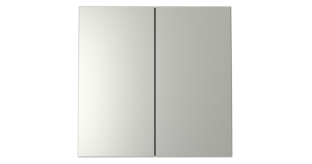 Клавиши для выключателя/переключателя двухклавишного Voltum S70 (сталь) VLS000305