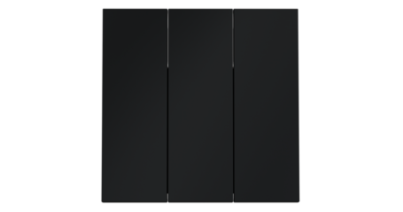 Клавиши для выключателя/переключателя трехклавишного Voltum S70 (графит) VLS000507