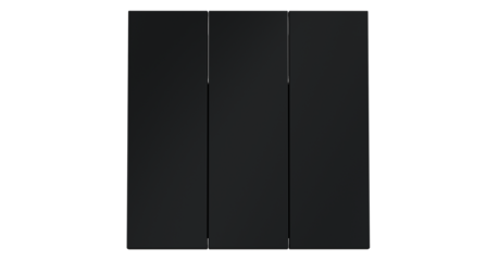 Клавиши для выключателя/переключателя трехклавишного Voltum S70 (графит) VLS000507