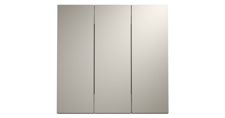 Клавиши для выключателя/переключателя трехклавишного Voltum S70 (кашемир) VLS000503